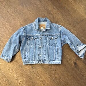 Vintage Gap Denim Cropped Jean Jacket